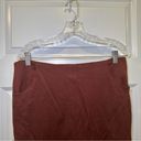 CAbi  Rust/Maroon Boss Pencil Skirt Size 10 Photo 3