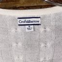 Croft & Barrow  White Cable Knit Button Down Cardigan Sweater Women's SIze XL Photo 3