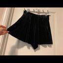 Topshop High Rise Velvet Shorts Photo 1