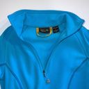 Mountain Hardwear  XS pullover fleece fitted blue half zip up long sleeve Photo 6