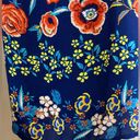 Luxology  Blue, Yellow, and pink floral sleeveless chiffon shift dress Photo 13