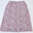 Gap Vtg 90s Y2K  Size 0Pink Floral Cotton Stretch Pencil Skirt Photo 2