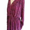 Zadig & Voltaire  Reveal Leopard Print Dress Hot Pink Black MSRP $398 Large NWT Photo 5