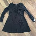 SO  Goods For Life Black Fit & Flare Long Sleeve Dress Size XL Photo 1