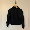 Everlane  Black Cropped Quarter Zip Size XS Photo 3