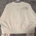 The North Face White cropped  sweatshirt Photo 1