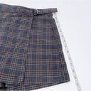 American Eagle  Super Stretch Hi-Rise Skort Wrap Front Mini Skirt Plaid Size 2 Photo 11