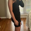 Black Off The Shoulder Tight Dress Size XS Photo 2