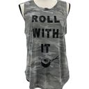 Grayson Threads Women's Camo "Roll With It" Sushi Graphic Tank Top Photo 0