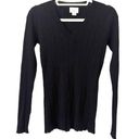 Jason Wu GREY  Ribbed Knit V-Neck Sweater NWOT Sz Small Photo 0