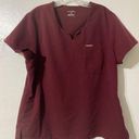 Jaanuu  Scrub Top‎ Womens XL Purple Nurse Hospital Medical Short Sleeve Photo 0