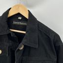 Marciano Georges  Black Denim Button Down Jean Jacket Women's Size Small S Photo 5