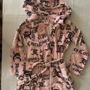 Juicy Couture  Sleepwear Pink & Black Short Robe. US size S/M. Belted 2 pockets Photo 0