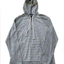 Banana Republic  Women's Quarter Zip Striped Hoodie Size Medium Photo 0