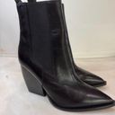 ALLSAINTS  Ria leather Wedge Chelsea Boot in Black size 6 Photo 3