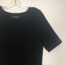 Mario Serrani  Short Sleeve Ribbed Black  Dress Size S Photo 7