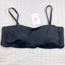 ANDIE  Swim The Bora Bora Bandeau Bikini Top in Black Size Small NWT Photo 0