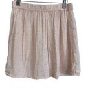 Abound  Women's Medium White-Pink Mini Moo Skirt Elastic Waist New Photo 0