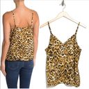 Abound Nordstrom x  Leopard Printed V-Neck Tank Top Plus Size 1X Photo 2