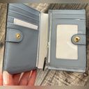 Michael Kors  JET SET CHARM Sm Flap ID Card Case slim Wallet pale blue NWT Photo 2