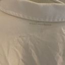 American Eagle White Cropped Long Sleeve Polo Photo 4