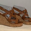 Guess Cork Wedge Sandals (10M) - Tan Photo 0