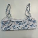 Elysiian  Nantucket Bikini Top- Blue Floral Photo 4