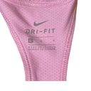 Nike  Dri-Fit Womens Athletic Running Tank Racerback Top Size Large Pink Mesh Photo 2