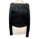 Krass&co NY& Design Studio Fluffy Eyelash Knit & Metallic Sequin Pullover Sweater NWT Photo 1