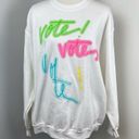 BP  Neon Vote Graphic Crewneck Sweatshirt Large Photo 1