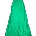 Katayouns Ralph Halter Open Back Silk Mini Dress in Green Size XS Photo 0