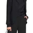 Jil Sander  Black Wool Silk Blazer Photo 0