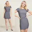 James Perse  • Blouson T-Shirt Dress grey jersey knit mini bodycon short sleeve Photo 1