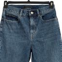 Uniqlo  SZ 24 Mom Jeans High-Rise Medium Wash Pockets Zip-Fly Blue Womens Photo 1