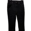 Ralph Lauren Lauren  Jeans Womens Size‎ 8P Black Denim Pants Raw Hem Crop 421506 Photo 0