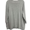 cj banks  Women's 3X GRAY & WHITE Floral Lace 3/4 Sleeve Button Cardigan sweater Photo 1