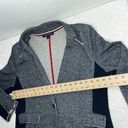 Tommy Hilfiger  Soft Fabric Mix Media Cotton Mix Blazer raw hem size Large Photo 12