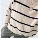 Aerie  Unreal striped drop shoulder sweater size S oversized NWOT Photo 0