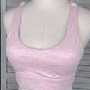 Zyia (Active) Pink Leopard Unicorn Iridescent Strappy Sports Bra-Large Photo 0