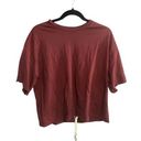 n:philanthropy  Red Drawstring Short Sleeve Shirt Photo 0