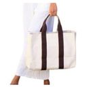 The Bar NEW Le Marche LG CANVAS TOTE BAG 18.5" La Plage Beach Pool Grocery Packable Photo 4