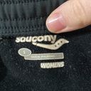 Saucony  fleece lined zip calf outdoor running leggings tights in black size S Photo 10