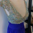 Dress Up Prom dress blue  long blue dress prom or fancy  event size 6 Photo 2