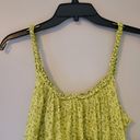 Gap  Braided Strap Green Floral Cotton Camisole Top Photo 1