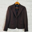 Anne Klein Women's Suit, Brown One Button Jacket or Blazer, Size 4 Photo 1