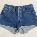 Levi's Levi’s Wedgie Fit White Oak Cone Premium Denim High Waist Jean Shorts Size 27 Photo 0