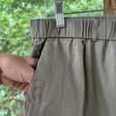 Quince  Women's Sage Green 100% Linen Pull On Pants Size L Photo 4