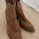 Brown Dolce Vita Suede Booties Size 7.5 Photo 0