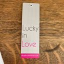 Lucky in Love  White ZIPS ARE SEALED Sweatshirt/Jacket. Size Small. NWT Photo 7