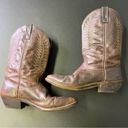 Laredo  Western Cowboy Boots Vintage Brown Leather Womens Sz 10 Round Toe Cowgirl Photo 8